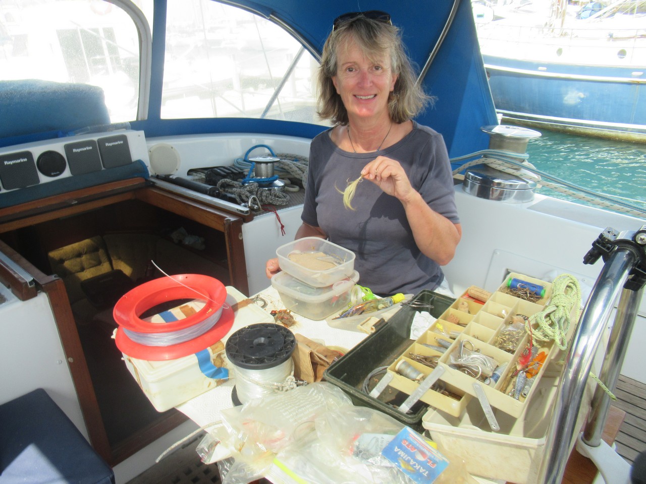 Our fishing gear is full of memories (and human hair!).
