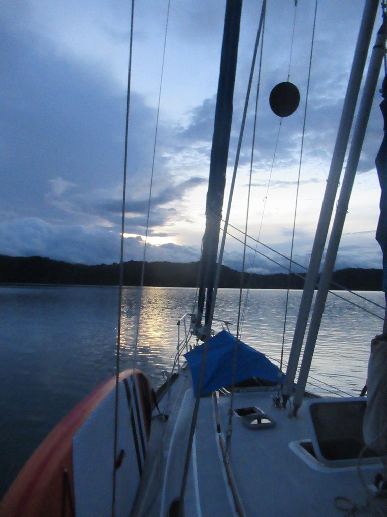 A calm night in a calm anchorage.