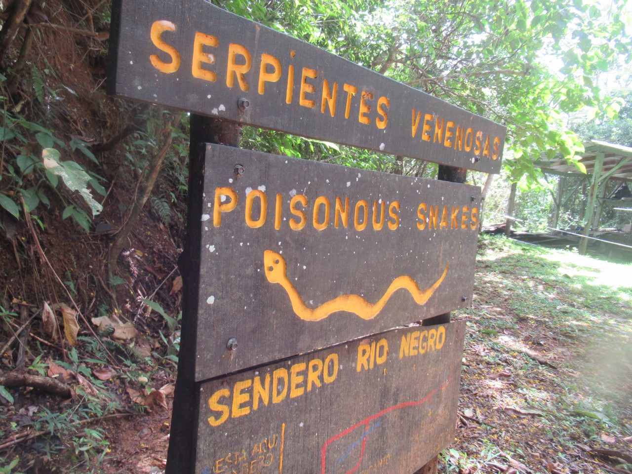 Danger danger. Serpents live here.