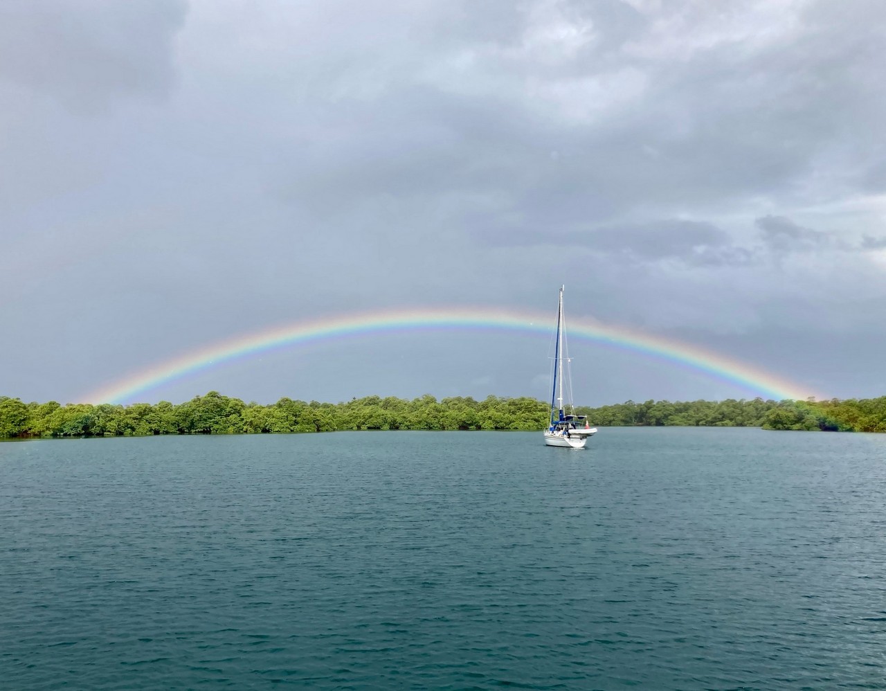 With rain we get rainbows. (Credit to Free Spirit for the photo.)