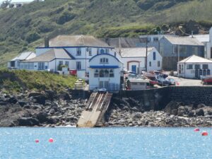 The Coverack lifeboat launch would give a white knuckle ride.