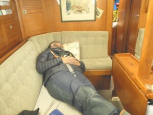 This sailing lark is just a little too much for Iain.