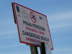Phew good job only swimming is banned. We could be free to paddle out.