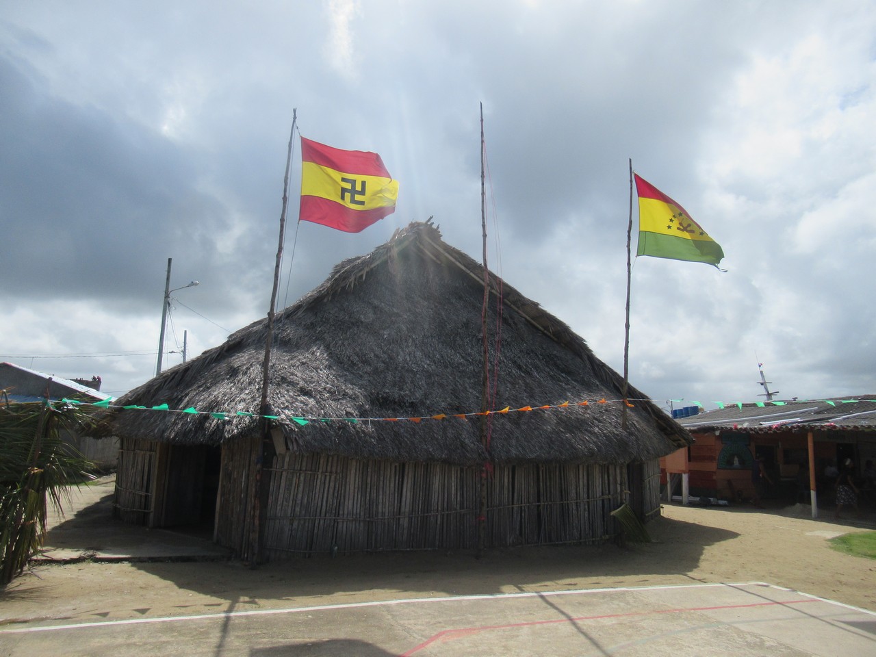 The flags of the Kuna Yala.