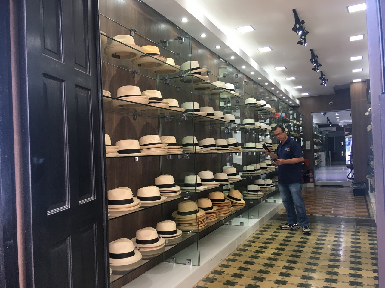 Panama hats in Panama.